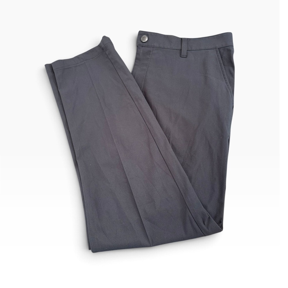 Rhone Commuter Classic Pants Mens 35x29 Iron Charcoal Gray Stretch Golf Chino